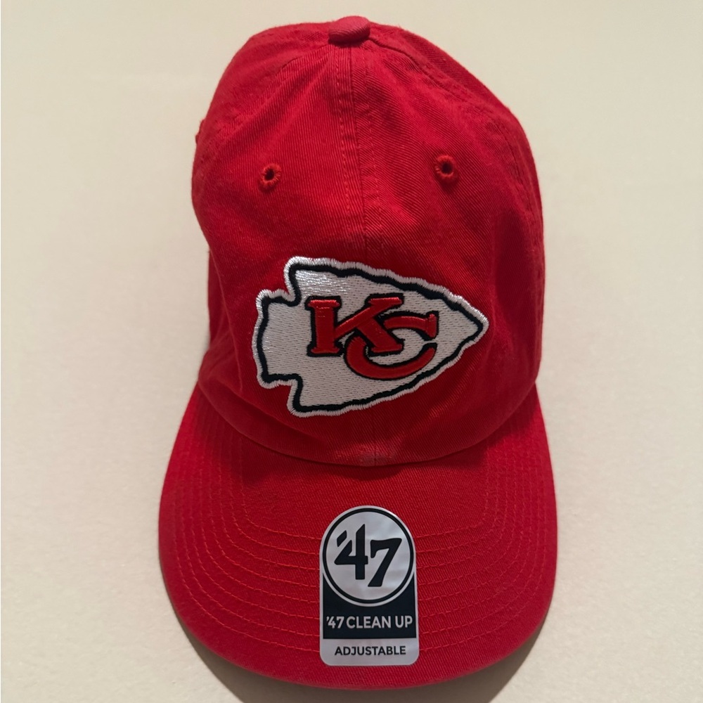 '47 Red Cap with Embroidered Logo